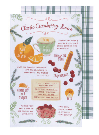 Cranberry Sauce Tea Towel