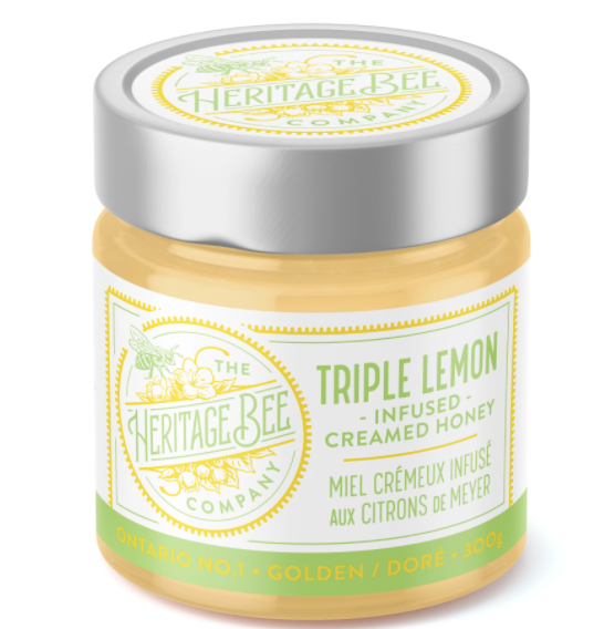 triple lemon infused honey
